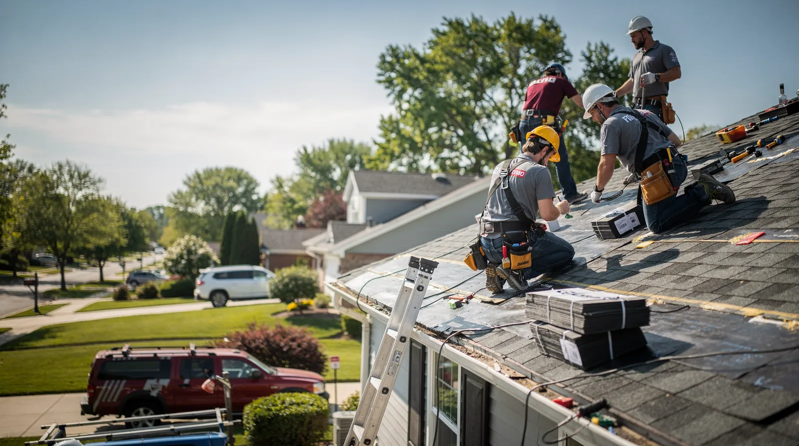 Roof Repair in Elk Grove Village, IL around you